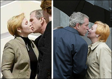 жена путина и буш